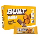 Zgrajena bar, Puff Protein Bars, soljeni karamelni puff, 17g proteinski prigrizki, on-the-Go Bars, samo 140 kalorij, 6g sladkor, kolagen, gluten brez, 12 Število