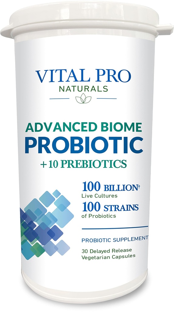 Vital Pro Naturals - napredni Biome Probiotic Plus Prebiotics 30 kapsul