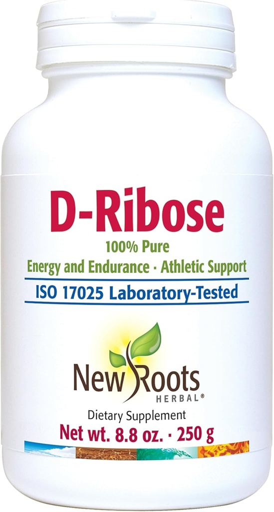 NOVE ROOTE HERBAL - D-ribose prašek 250g - D Ribose dodatek - atletska podpora