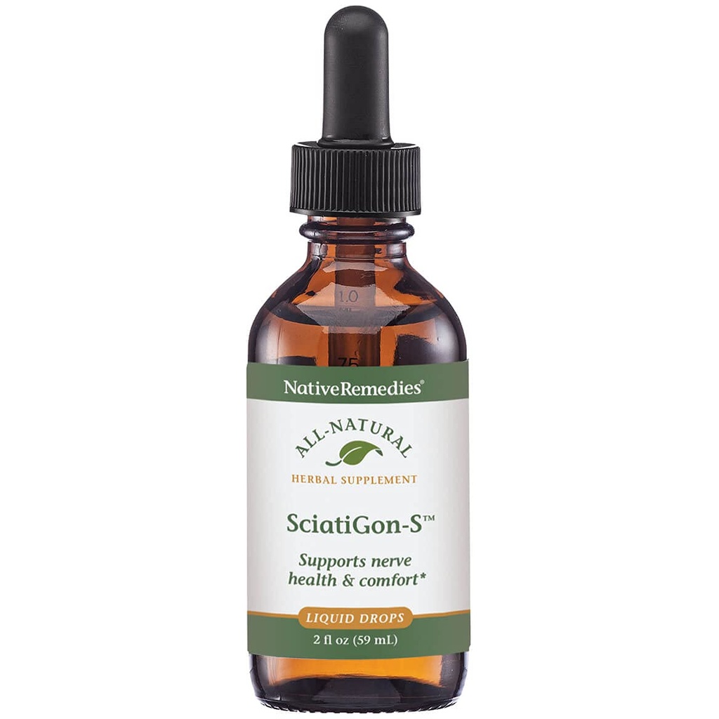NativeRemedies SciatiGon-S - All Natural Herbal Supplement for Sciatic Nervi Comfort - 59 ml
