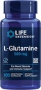 Podaljšanje življenja Kreatin Kapsule 120 Štetje in L-glutamin 500mg 100 Kapsule Sklop za zdravje mišic