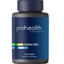 ProHealth NADH Pro - Boost NAD+ (25 mg, 60 hitro delujočih lozenges) povečanje energije, spomin in fokus 