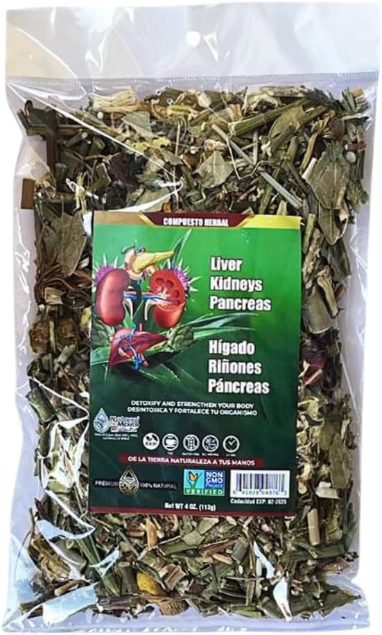 Rastlinska spojina Jetra Ledvica in pankreas 4 Oz. 113 Gr Vnetje trebuha