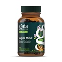 Gaia Herbs Agile Mind - Brain & Kognitivna podpora Zeliščni dodatki - z organsko kurjo korenino, Bacopa, Črna paprika, in Ginkgo Biloba - 60 Vegan tekoče Phyto-Capsules (30-dnevno oskrbo)