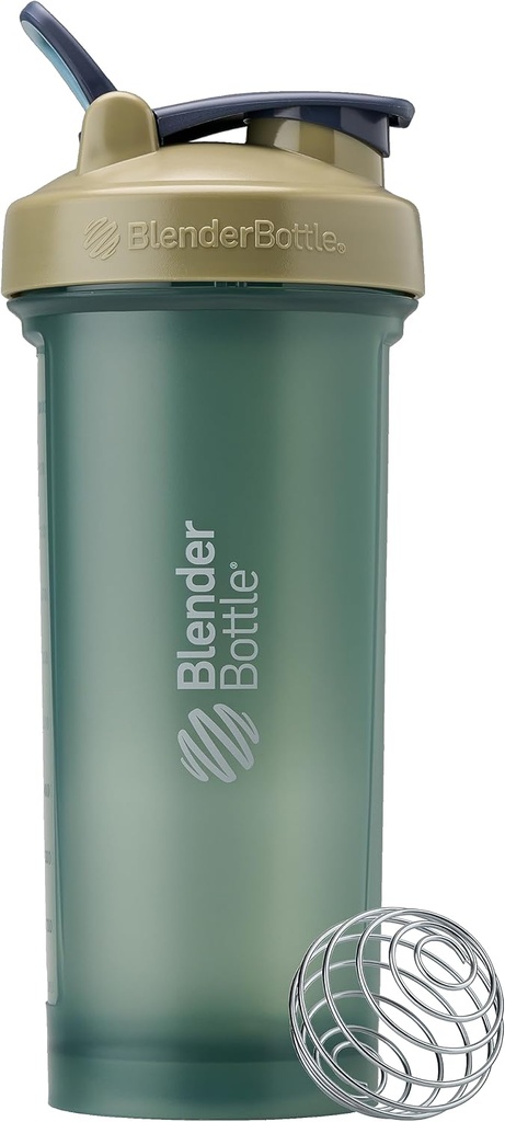 BlenderBottle Classic V2 Shaker steklenica kot nalašč za beljakovinske Shake in pred vadbo, 4-ounce, polno barvno Tan