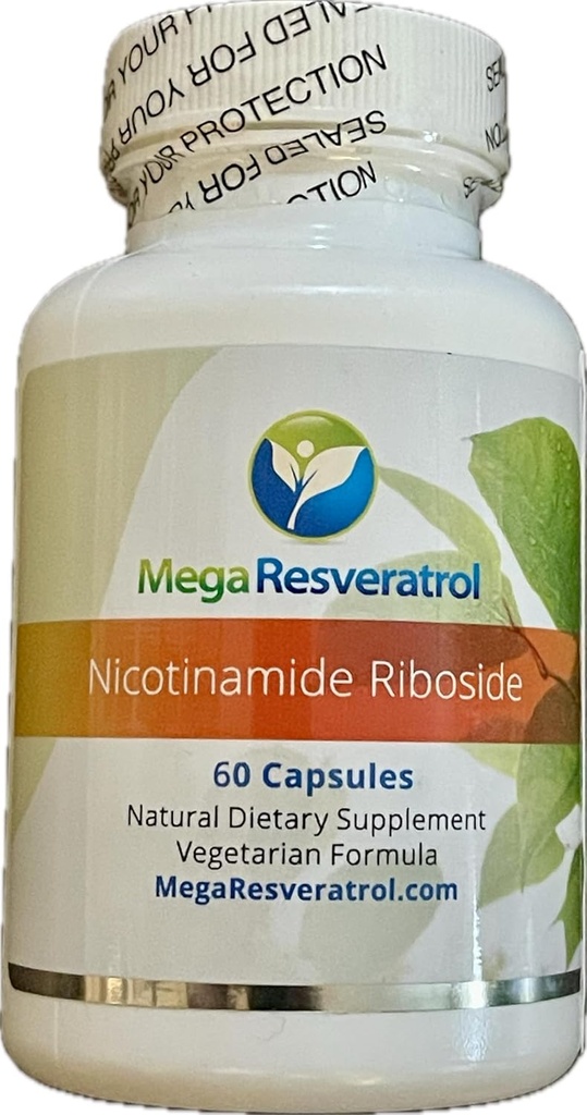 Mega Resveratrol Nikotinamid Ribozid (NR). 99% standardizirani mikronizirani kristalizirani NR, 60 Veggie Caps, 250 mg na kapsulo. Čistost Certificirana. NO Toksične ‚neaktivne‘ sestavine. Keto, Vegan, Non-GMO.