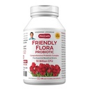 ANDREW LESSMAN Prijazno Flora Probiotic 90 Kapsule - 10 milijard CFU, celovita mešanica petih probiotičnih sevov, močan imunski in prebavne podpore. Probiotiki za ženske ali moške