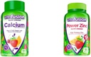 Vitafusion kalcij Gummy Vitamini za podporo kosti, 100 Število in moč cink Gummy Vitamini za imuno podporo, 90 Število