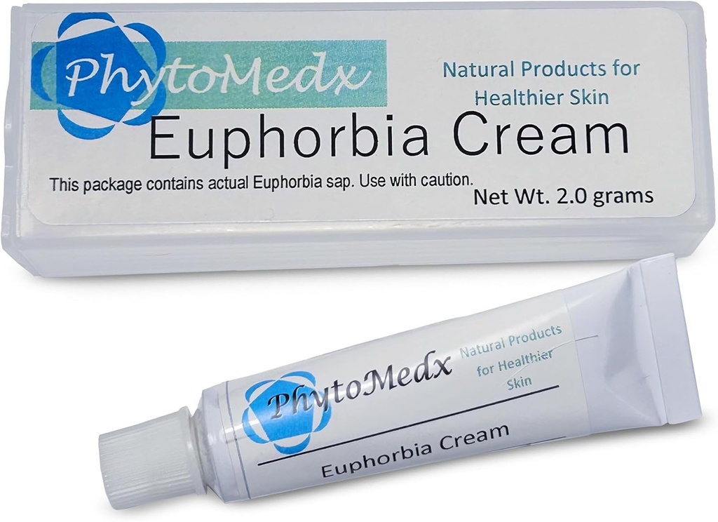 PhytoMedx - Euphorbia Cream, Radium Weed, Exclusive Vir Euphorbia Sap oblikovana v Easy-to-uporaba Skin Care Spot Cream za Sun-Amed Skin, 2,0 g