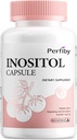 Inozitol dodatek, Myo-Inositol & D-Chiro Kapsule s Folat, Vitamin D, Regulirajte Menstrual Cycle & Ovarian Podpora - 120 Count, 60-dnevna dobava