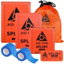 Prva pomoč Sprint 36" X 4.3",Emergency Sprint Kit za roko nogo zlomljeno kost zlom,Ideal za šport, Domov, Prva pomoč polnjenje in hišne živali (4 paket combo)