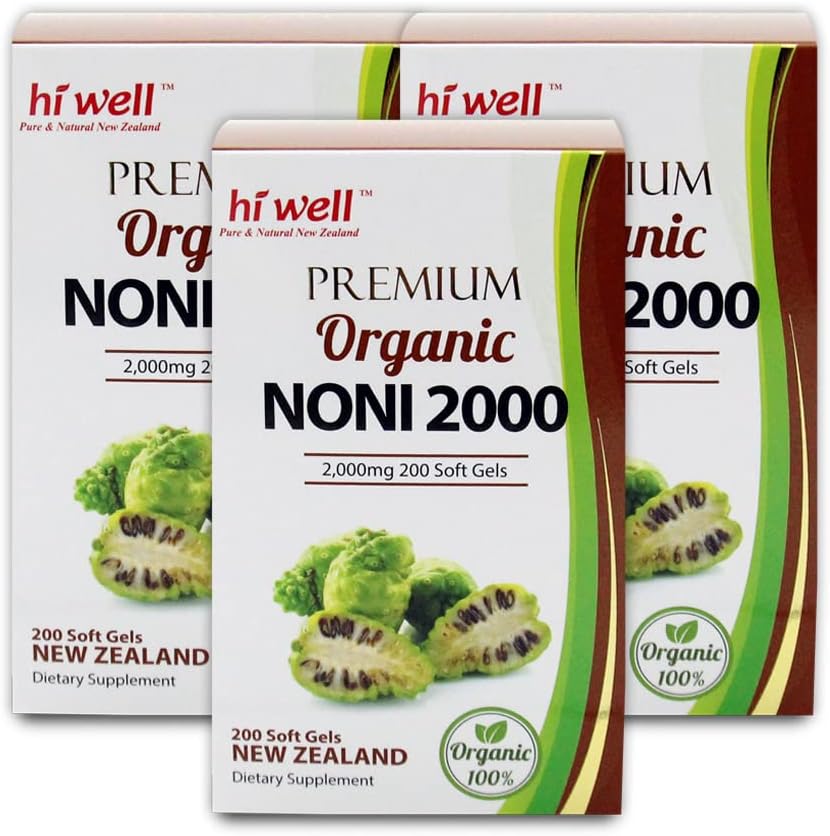 (Pack z dne 3) Hi Well Premium Noni 2000 200 Softgels