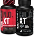 Tovarna jacked N.O. XT Dodatek dušikovega oksida (90 Count) in zgraditi XT Max Elite Muscle Builder (120 Count)