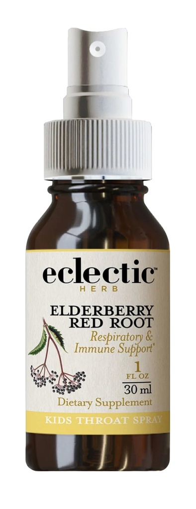 Eclectic Herb - Elderberry Red Root Sprej za grlo Otroci 