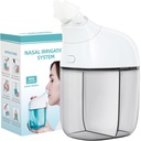 Nazalni namakalni sistem, Nazal Care, Sinus Rinse Machine, Nasal Rinse Machine, Nasal Cleaner z Auto Waste Collection Function for Sinus, Runny Nose, Nasal Congestion Grey