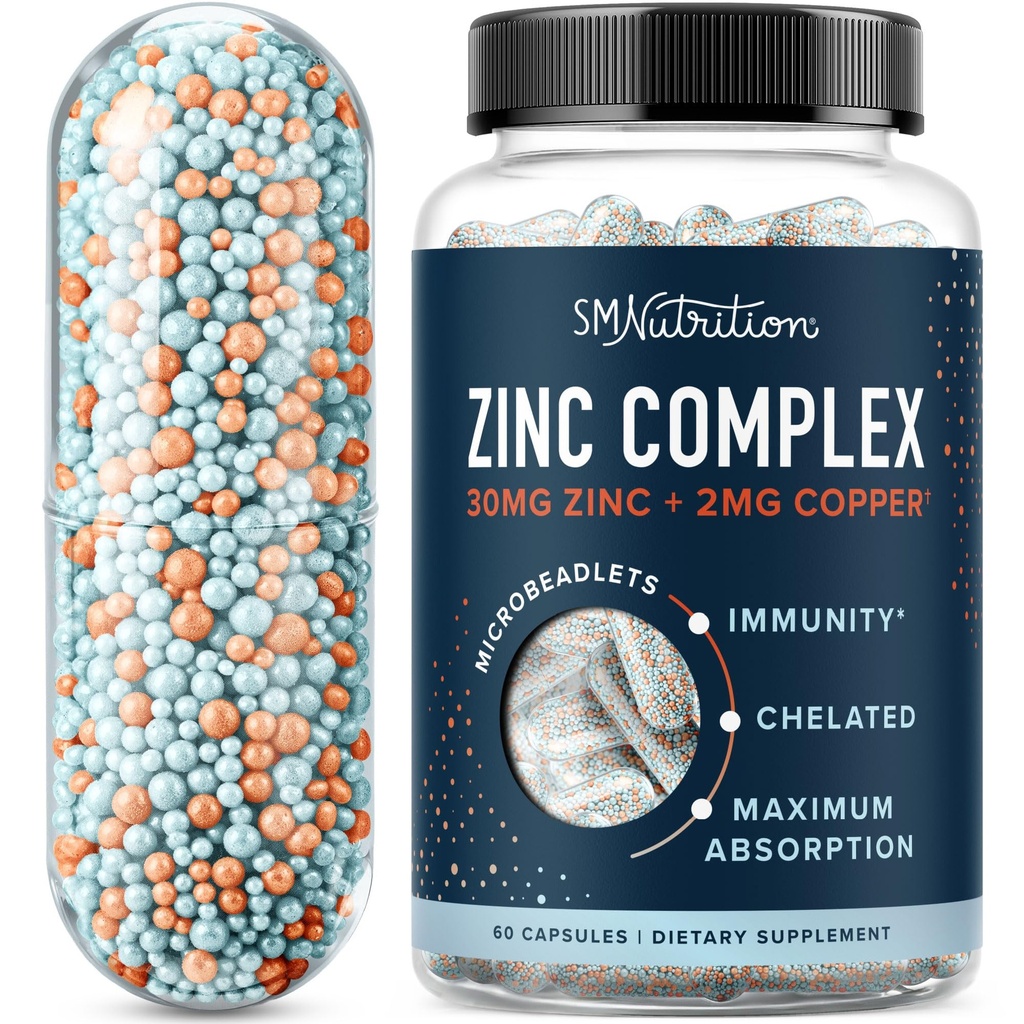 Cinkov dodatek Microbeadlets with Baker for Immune Support 