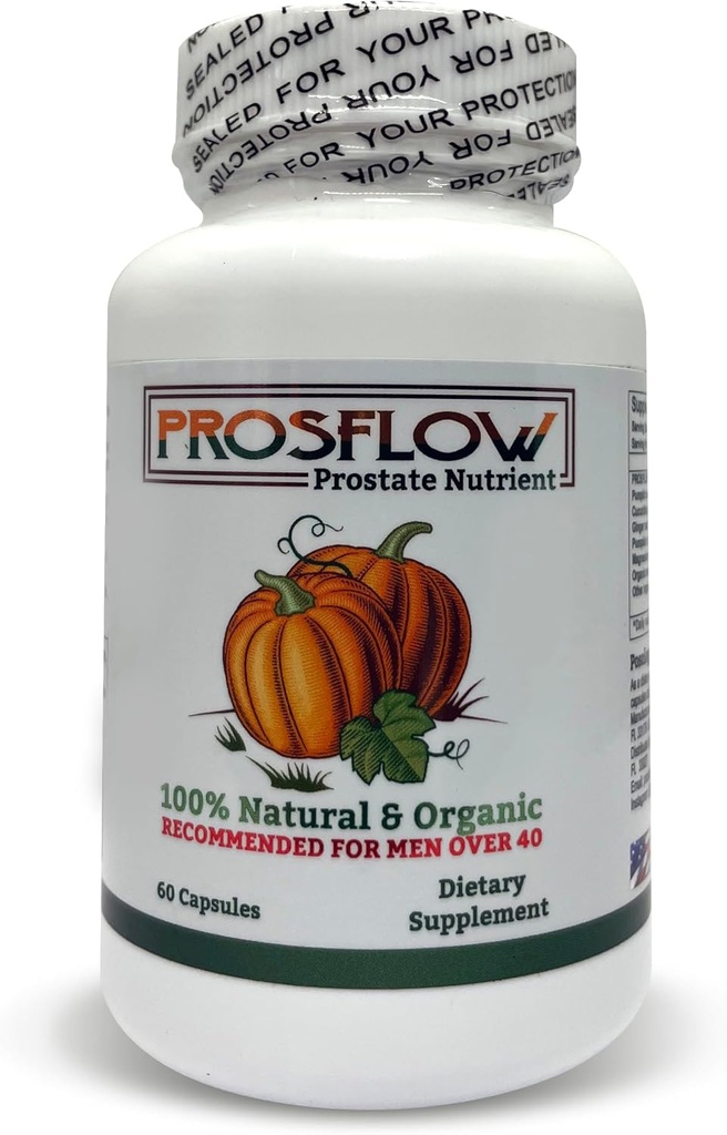 Prosflow Organic Prostata Nutrient 60 Kapsule, Podpora za zdravje moških