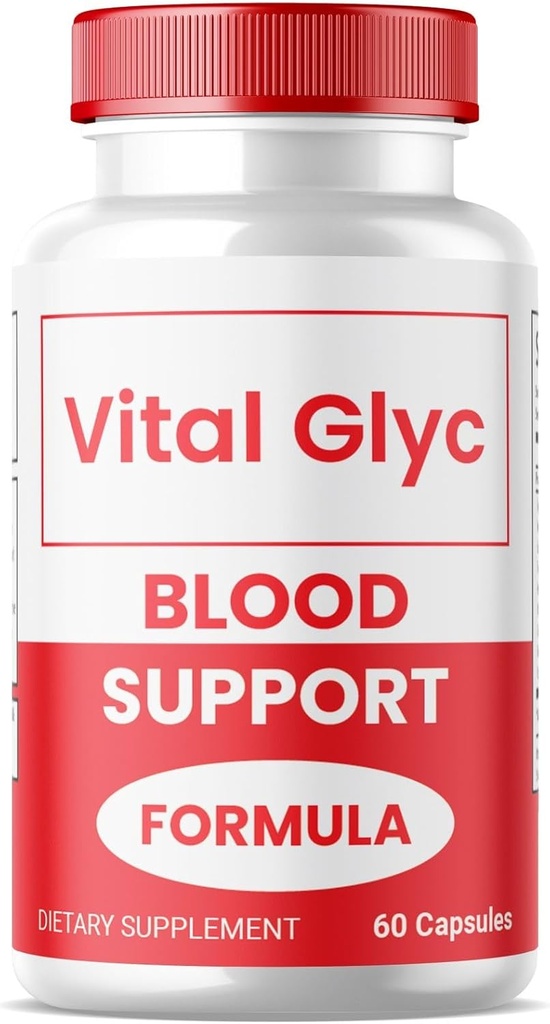 (1 pakiranje) Kapsule Vital Glyc - uradna formula za podporo krvi, čistilec krvnih žil Vital Glyc, tablete Vital Glyc Glyco Optimizer, ki podpirajo splošno zdravje in dobro počutje, prašek Vital Glyc (60 kapsul)