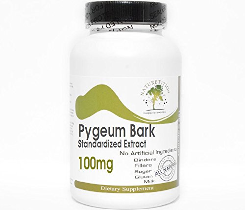 Pygeum Bark standardizirani ekstrakt 100mg 12% fitosteroli ~ 100 Kapsula - Brez dodatkov ~ Naturetition dopolnila
