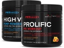 PEScience Pre Workout Stack – Prolific & High Volume, Sour Peach Candy, Nitric Oxide Booster – 40 & 36 Scoops, L Arginin Nitrate, L Citrulin, Pre Wordout Prašek za moške in ženske