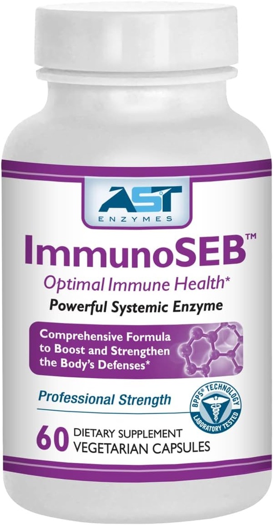 ImmunoSEB 60 Vegetarijanske kapsule – Imunsko zdravje – sistemski encimi