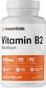 Zbit vitamin B2 400 mg Kapsule, esencialne (90 servingov)