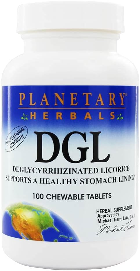 Planetarna zelišča DGL Licorice, 100 tablet