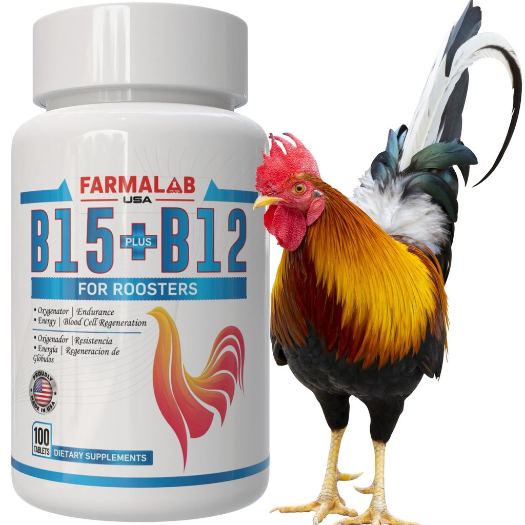 Farmalab B12 B15 za Roosters B15 B12 para Gallos 100 tablet