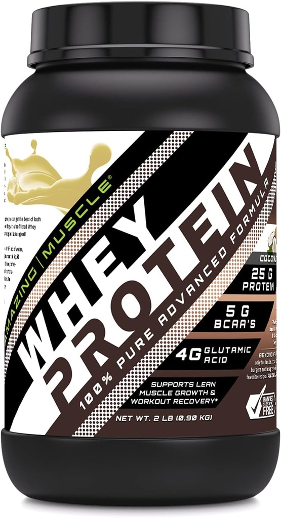 Neverjetno Muscle Whey Protein Isolate & Concentrate Supplement 