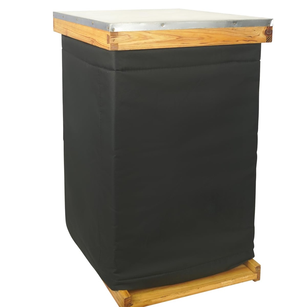 Zimski ovitek čebelje panjev Ovoj za zimski čebelji panj Insulacijski ovitek Debeli panj Zimska zaščita pokrov 600D Oxford Izolirana prevleka, vodoodporna, Windproof, Toplo, Reable, 81" x 26"