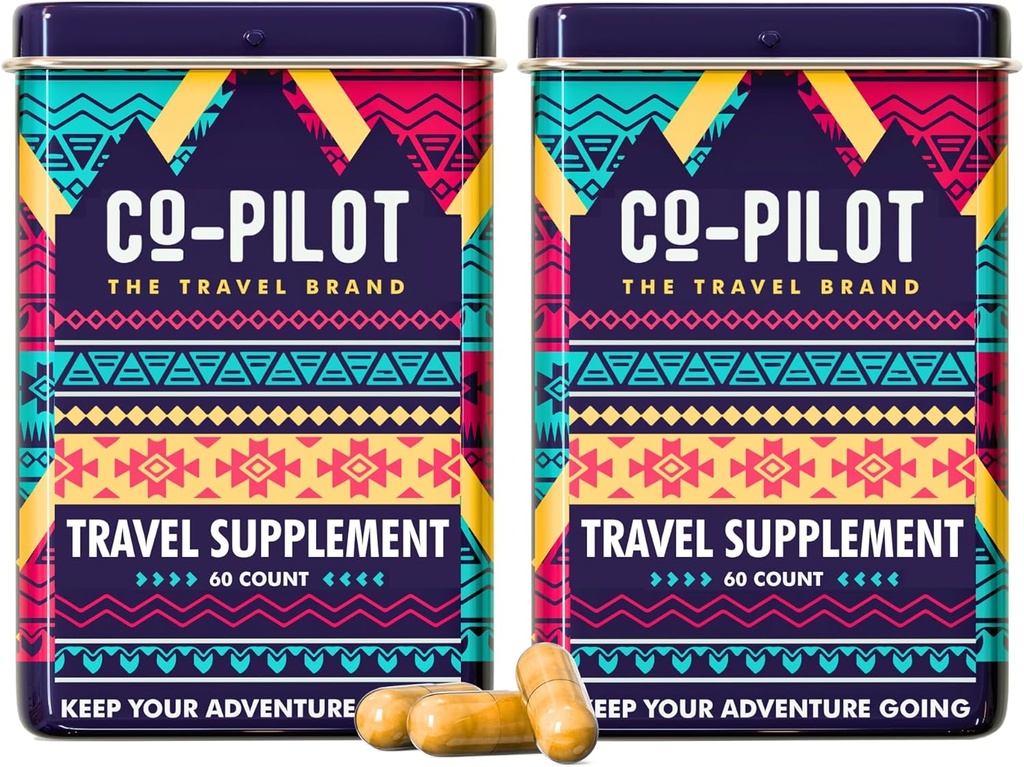 Dodatek 2 Pakiranje: Jet Lag Prevention + Ashwagandha, Rhodiola, D3+ za imuno podporo, energijo, prebavno zdravje 