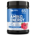 Optimum Nutrition Amino Energy - Pred vadbo z zelenim čajem, BCAA, Aminokisline, Keto prijazno, Green Coffee Extract, Energy Powder - Blue Raspberry, 65 Serving (Packaging May Vary)