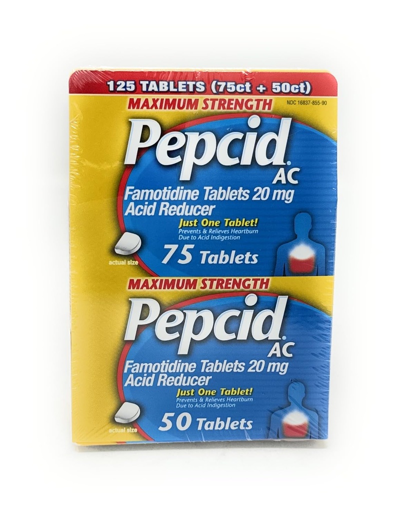 Pepcid AC reduktor največje jakosti - 125 tablet