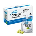 Chargel belo grozdje, Kofein-free Instant Energy Gel teče, Kolesarjenje, Vadba, Pohodništvo bistvenega pomena za ženske in moške, Darila za runners - ogljikovi hidrati, Gluten brezplačno - Paket 6 Gels - 6,35oz Vsaka