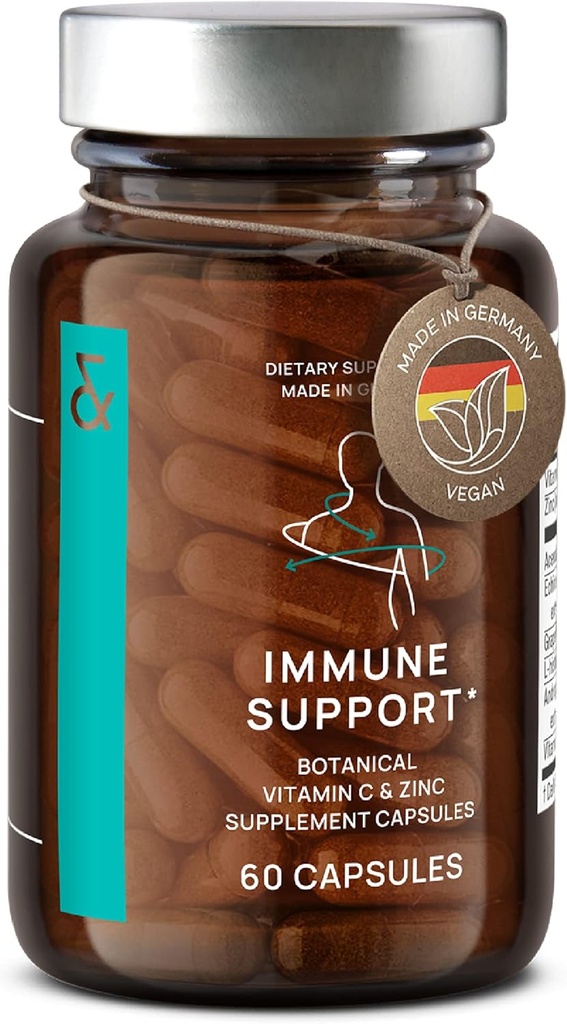 N°7 Imunska podpora dodatek - Imuniteta Boost z Echinacea - Naravni vitamin C iz Acerola - cink - Andrographis - izvleček grenivke - Veganski imunski sistem Vitamini kompleks - 60 kapsul
