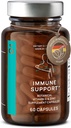 N°7 Imunska podpora dodatek - Imuniteta Boost z Echinacea - Naravni vitamin C iz Acerola - cink - Andrographis - izvleček grenivke - Veganski imunski sistem Vitamini kompleks - 60 kapsul