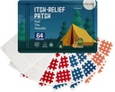 Bug Bite Srbeč Relief Patch za otroke (64 grof),Cestna potovanja bistvenega pomena za otroke, naravne sestavine