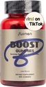 Boost Gummies,Serenoa Repens & Ashwagandha Extract,Saw Palmetto za moške, Enhance funkcija telesa, zmanjšanje stresa, moški vitalnost dodatek,Cola aroma(60 Gummies)