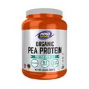 NOW Foods Sports Nutrition, Certified Organic Pea Protein 15 Grams, nearomatiziran prašek, 1,5-pound