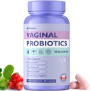 Vaginalni probiotiki za ženske, Promotes Ph Ravnotežje, Zdravje Vaginalne Odor & Flora,Urinary Tract Zdravje s prebiotiki in Lactobacillus Probiotic Mešanica 30 milijard CFU,60 Kapsule