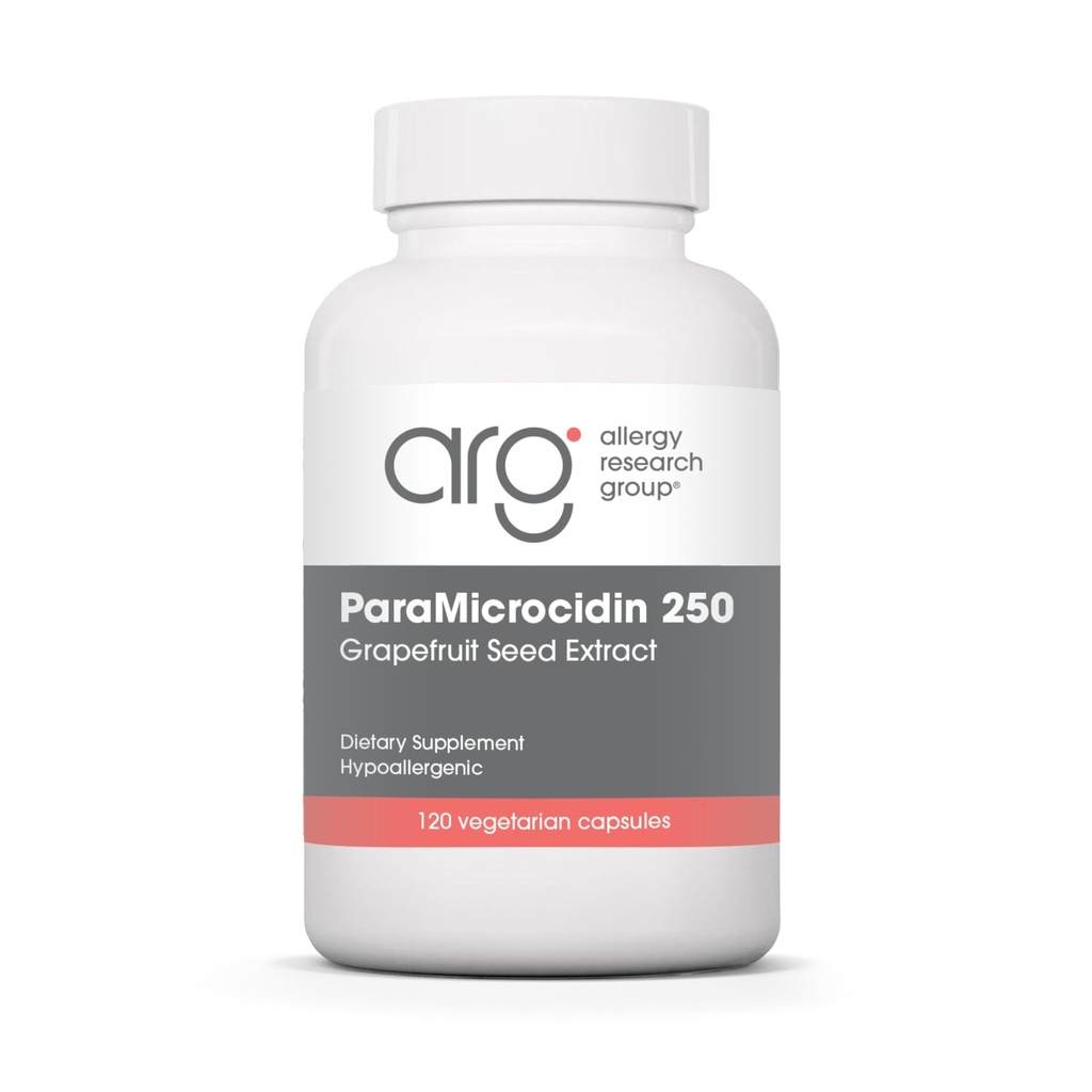Alergija Raziskovalna skupina ParaMicrocidin 250 Dopolnilo - Grenivke Seme Extract 500mg, Podpira metabolične funkcije, Onesnaževalo brezplačno, Vegetarijanske kapsule - 120 Število