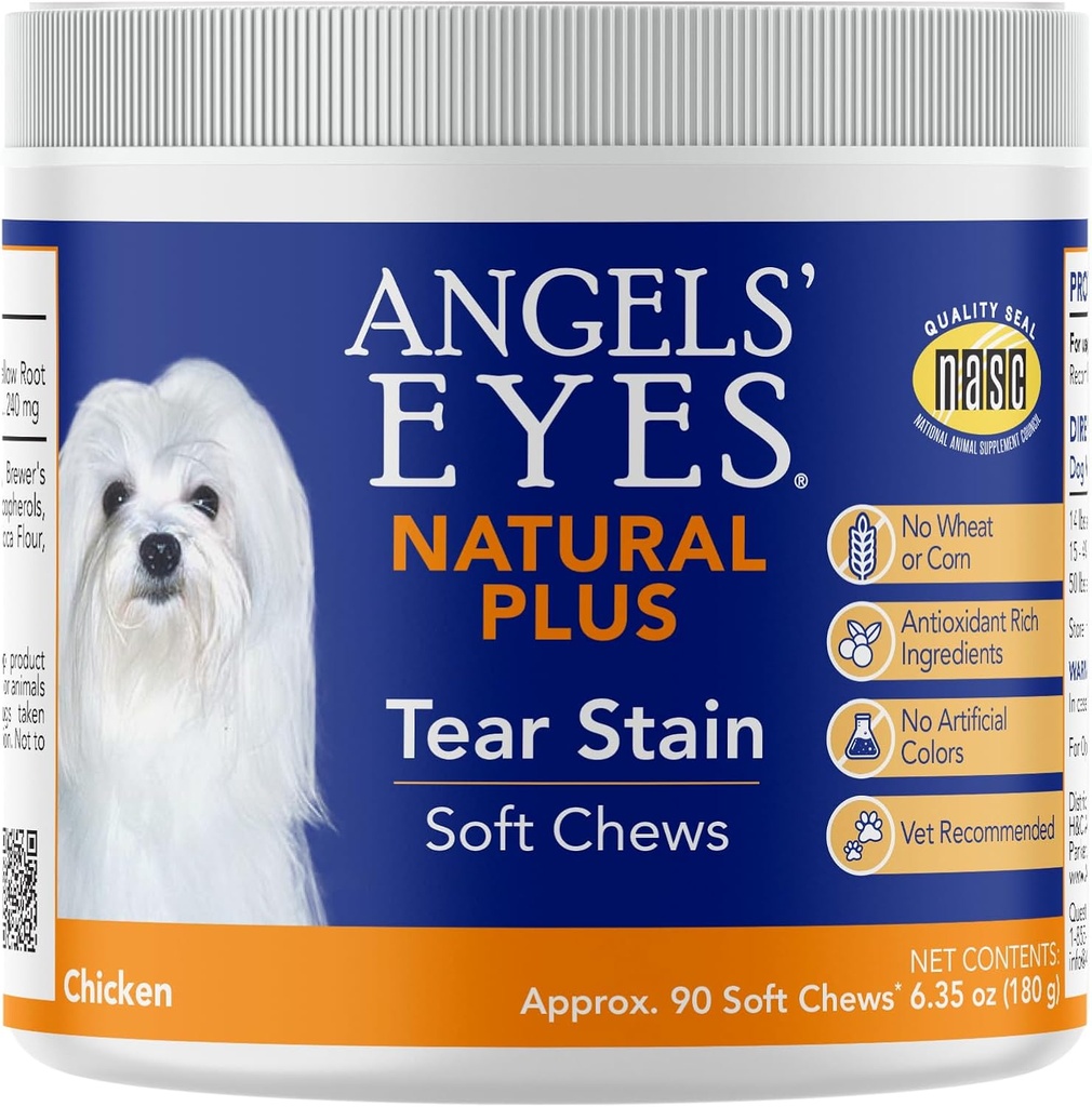 ANGELS' EYES Naravna tear Stain Preprečevanje mehkih žveči za pse 