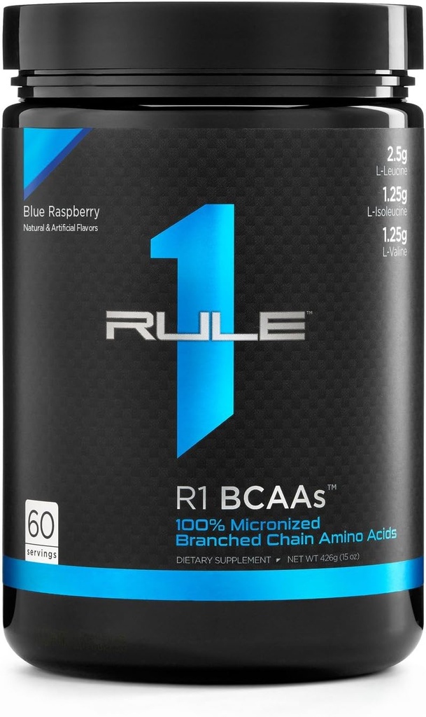 R1 Bcaa 60 Serv Modra malina, 432 Gram