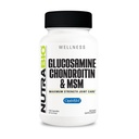 NutraBio Glukozamin Chondroitin & OptiMSM dodatek, skupna podporna formula - 120 kapsul (120 kapsul)