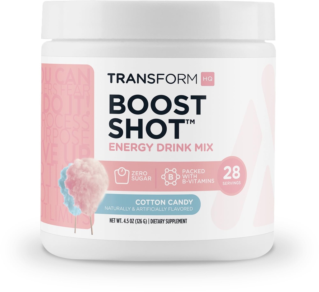 TransformHQ Boost Shot (28 Serving, Cotton Candy) 