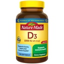 Vitamin D3 1000 i.e. (25 μg), dodatek vitamina D za kosti, zobe, mišice in imuno-zdravje, 180 softgels, 180 dnevna oskrba