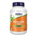 NOW Food Supplements, TestoJackTM 100 z LJ100®, močan standardiziran ekstrakt Tongkat Ali (Eurycoma longifolia), Tribulus in ZMA®, 120 Veg kapsule