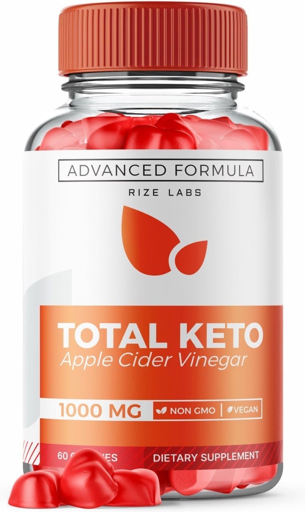 Rize laboratoriji Skupaj Keto Apple Cider Vineger Gumies za napredno hujšanje, Keto dopolnilo k izgubi trebuh maščobe, Gummy Pregledi, Največja moč Formula, Gomitas (60 Gumies)