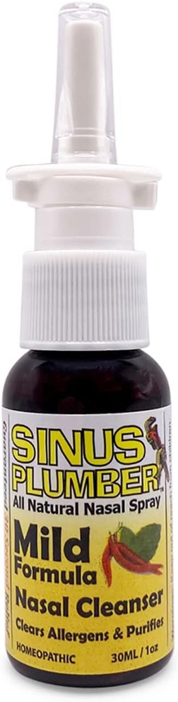 Sinus Plumber Alergy Nasal Spray Blag Formula