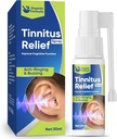 TUHIMO Tinitus Rëliëf za zvonjenje ušesa,Naravna učinkovita tinitus zdravljenje Spray,30ml-modra